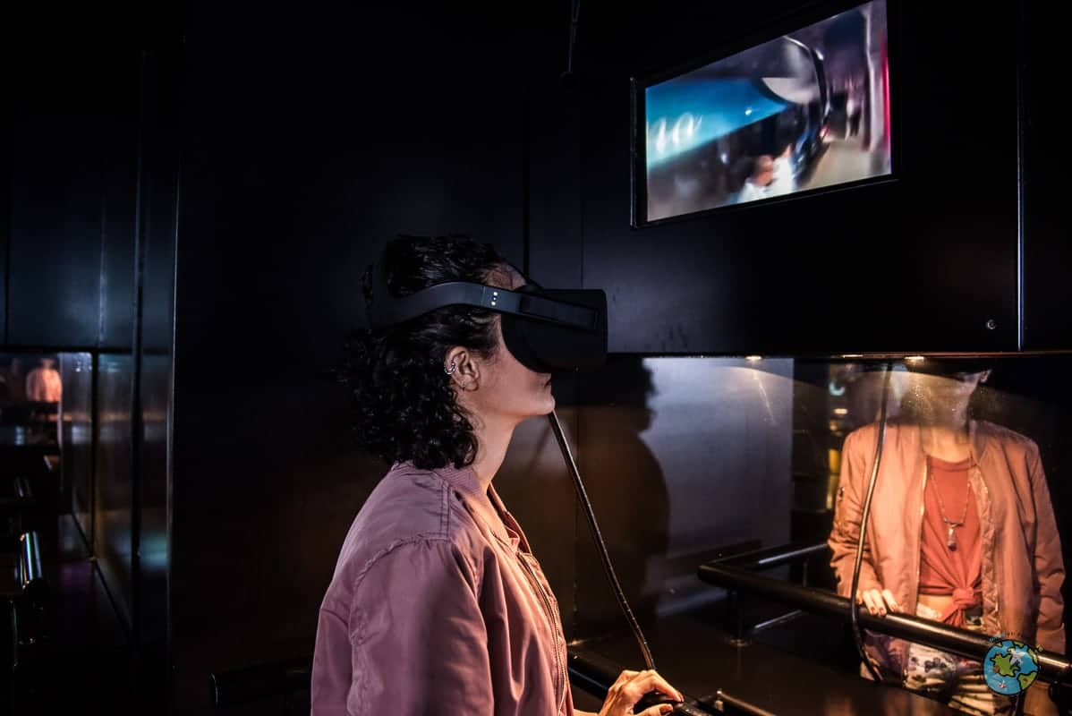 Óculos de realidade virtual.