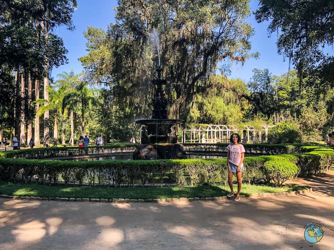 Fonte do século XIX. jardim botanico rj