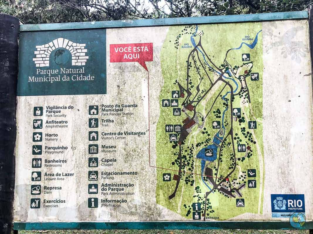 parque da cidade mapa