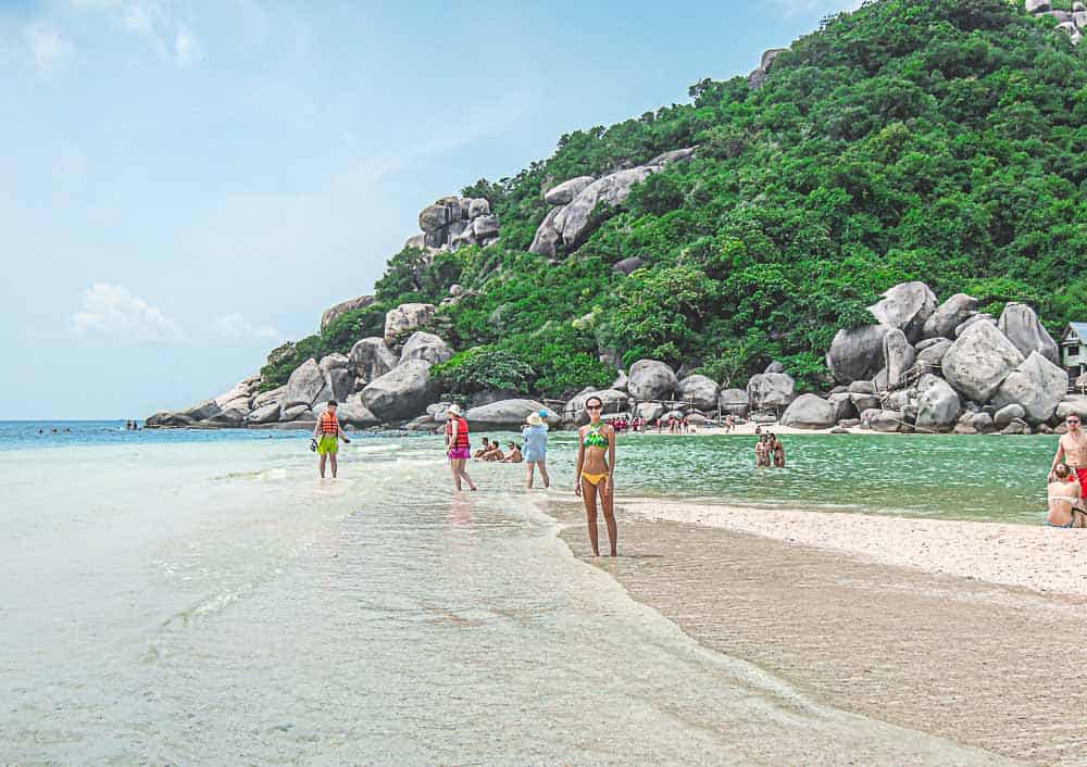 Praia em Koh Phangan