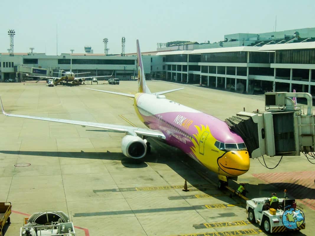 Aeronave Nok Air. Como chegar em Koh Panghan Aeronave Nok Air.